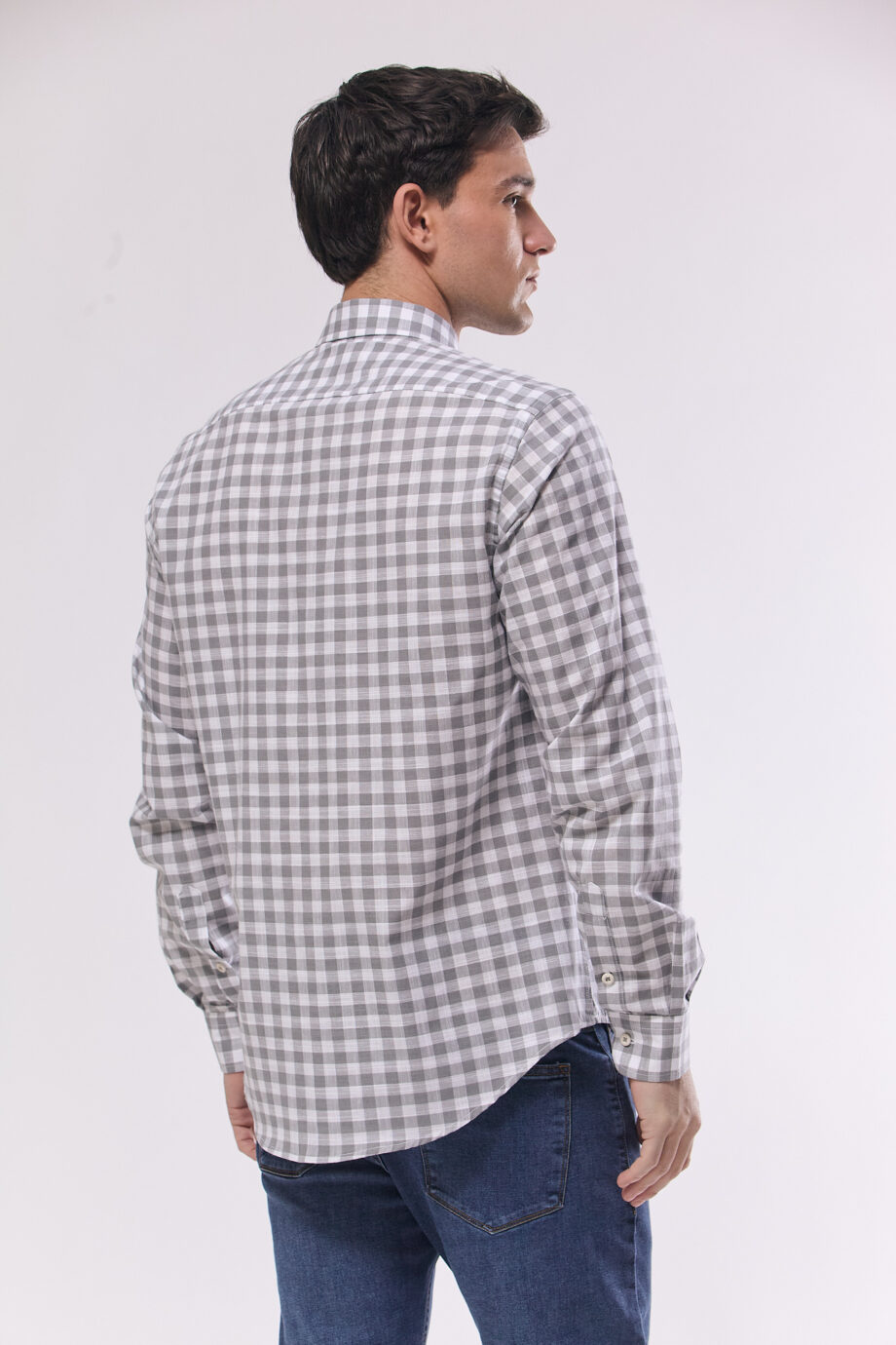 Camisa slim fit a cuadros