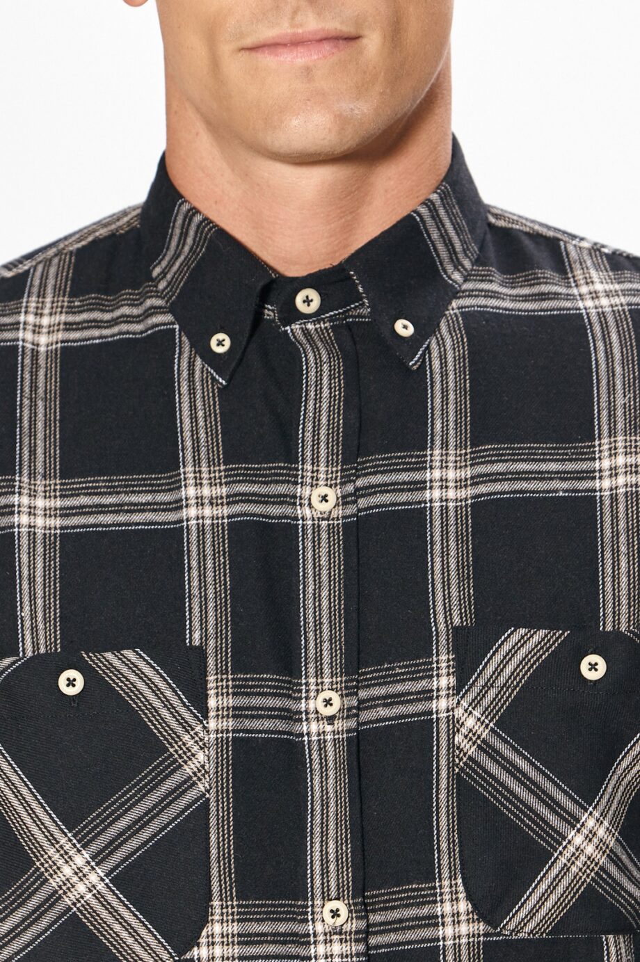 Camisa relaxed fit a cuadros