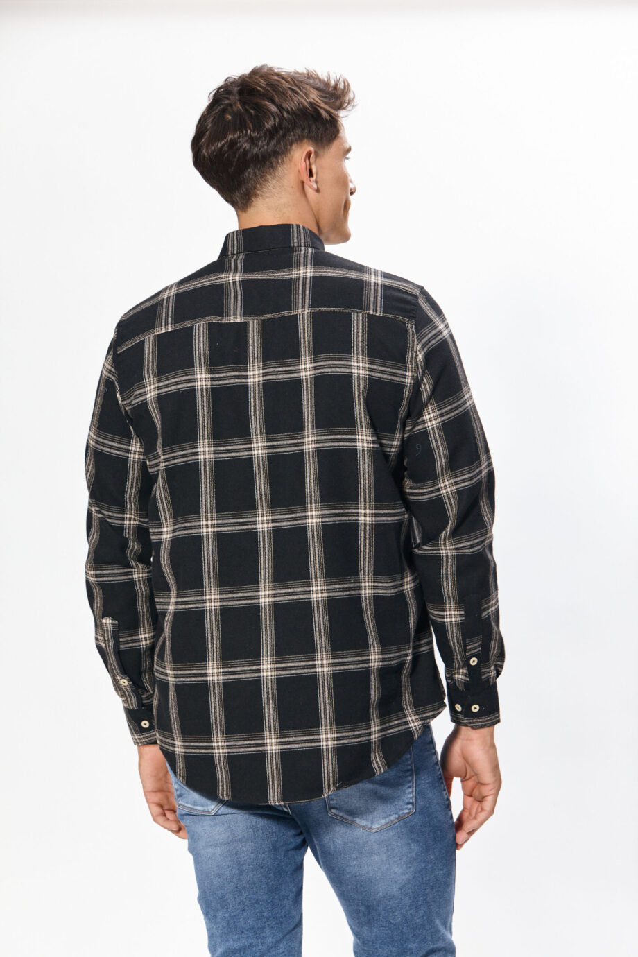 Camisa relaxed fit a cuadros