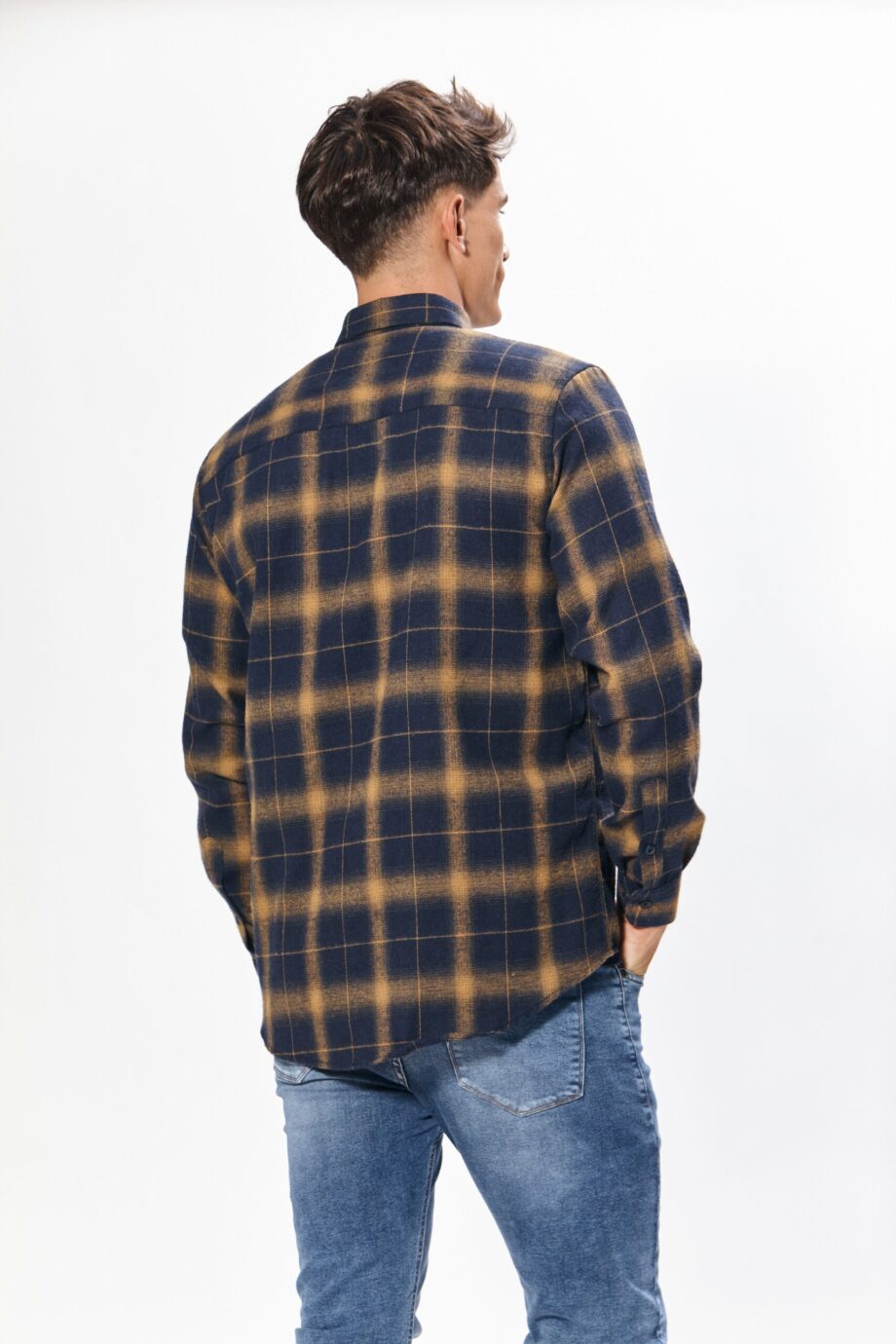Camisa relaxed fit a cuadros