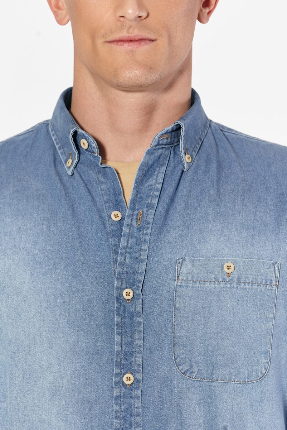 Camisa de jean relaxed fit