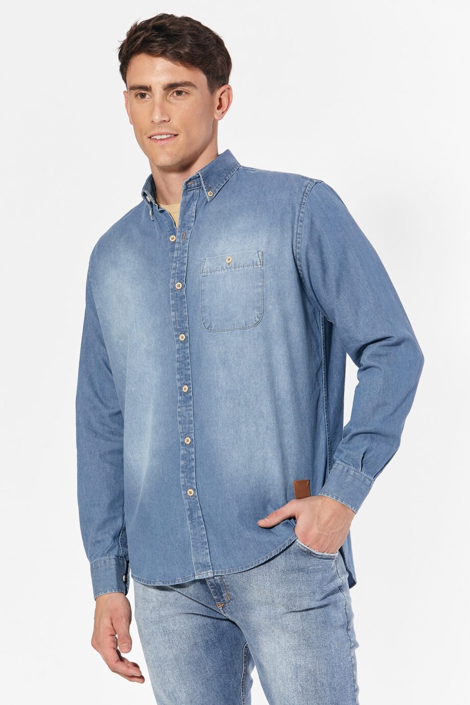 Camisa de jean relaxed fit