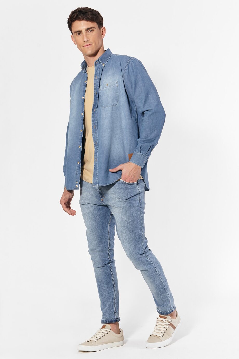 Camisa de jean relaxed fit