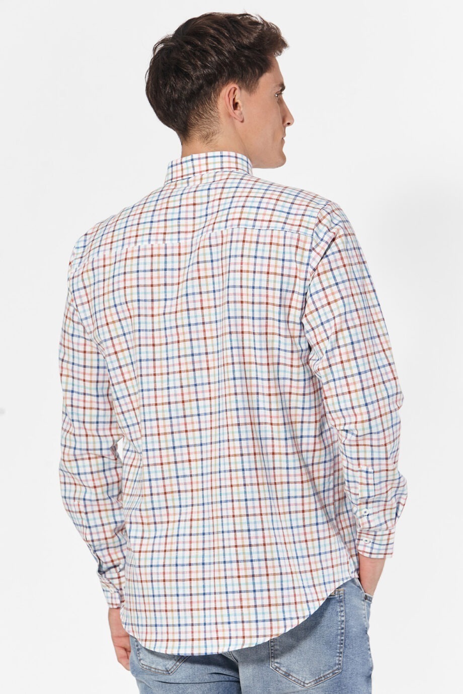 Camisa relaxed fit a cuadros