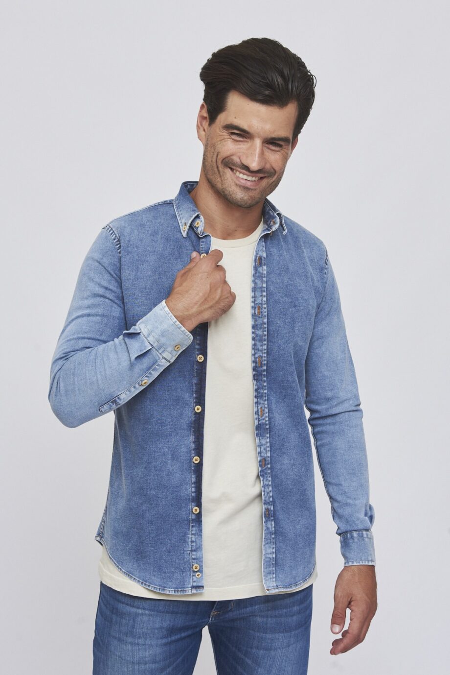Camisa de jean relaxed fit