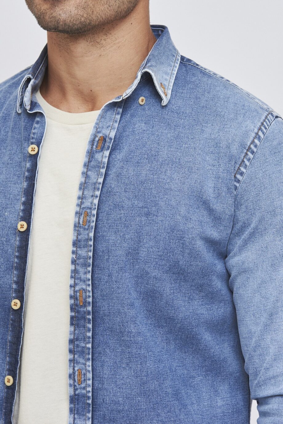 Camisa de jean relaxed fit