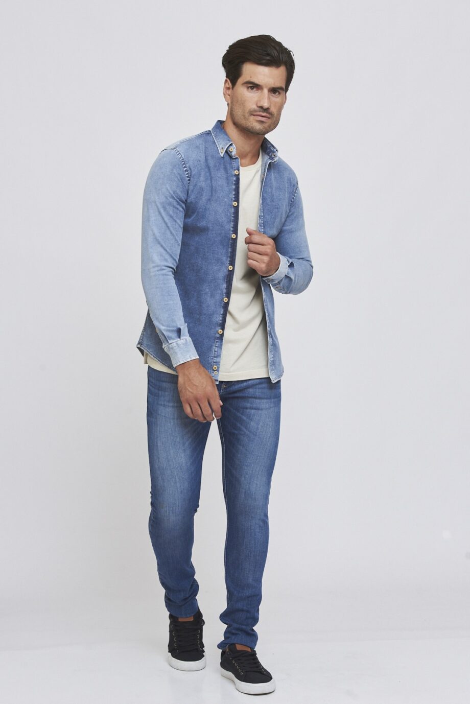 Camisa de jean relaxed fit