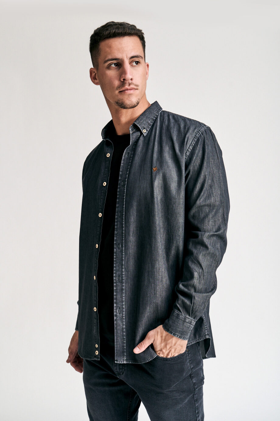 Camisa mangas largas relaxed fit