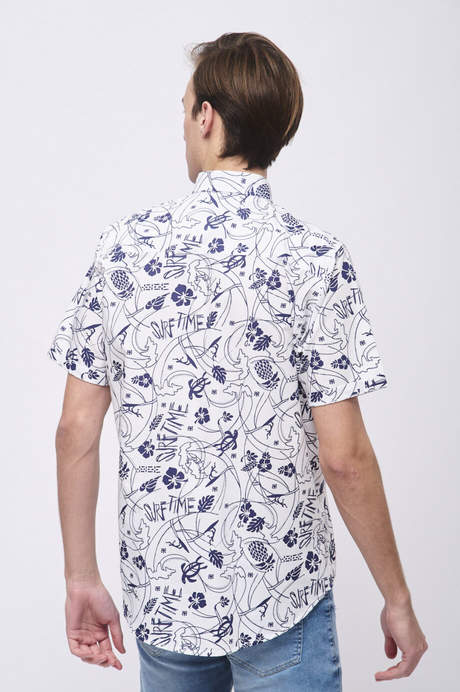 Camisa relaxed fit estampada