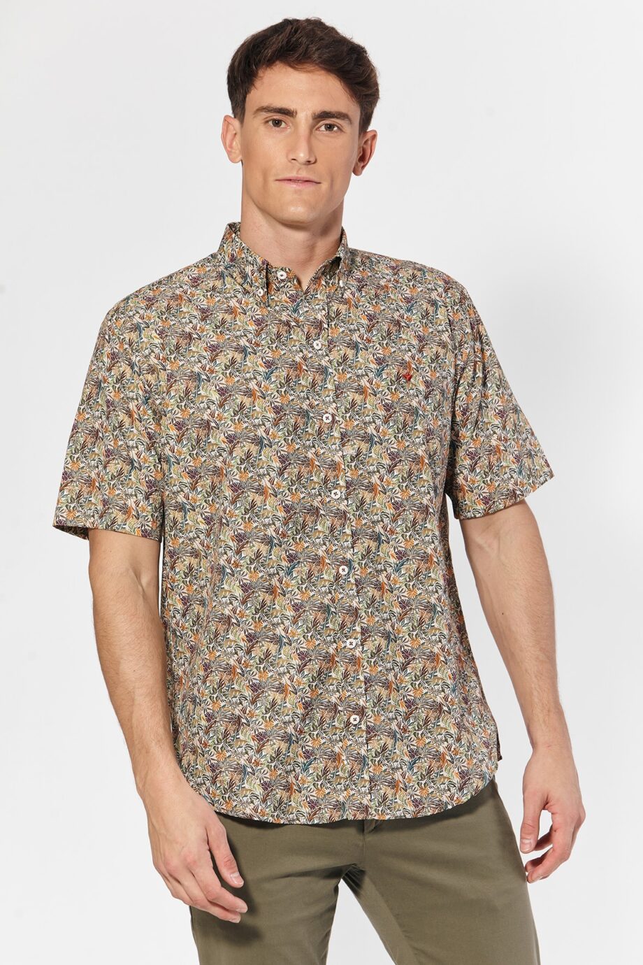 Camisa relaxed fit estampada