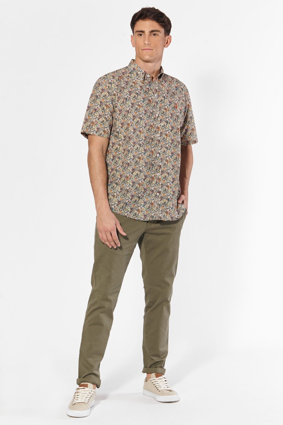 Camisa relaxed fit estampada
