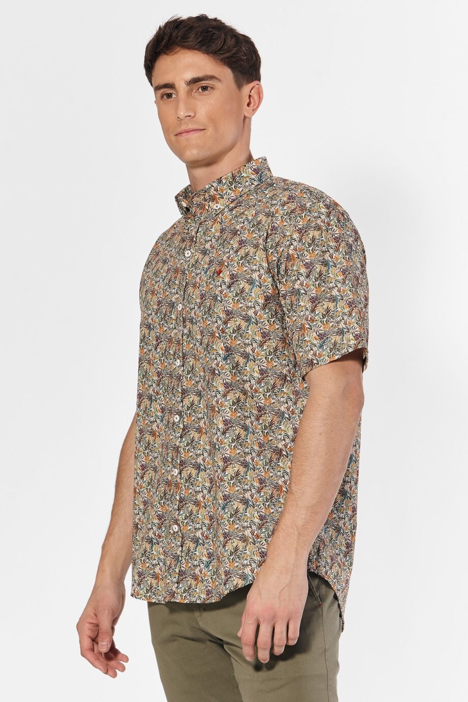 Camisa relaxed fit estampada