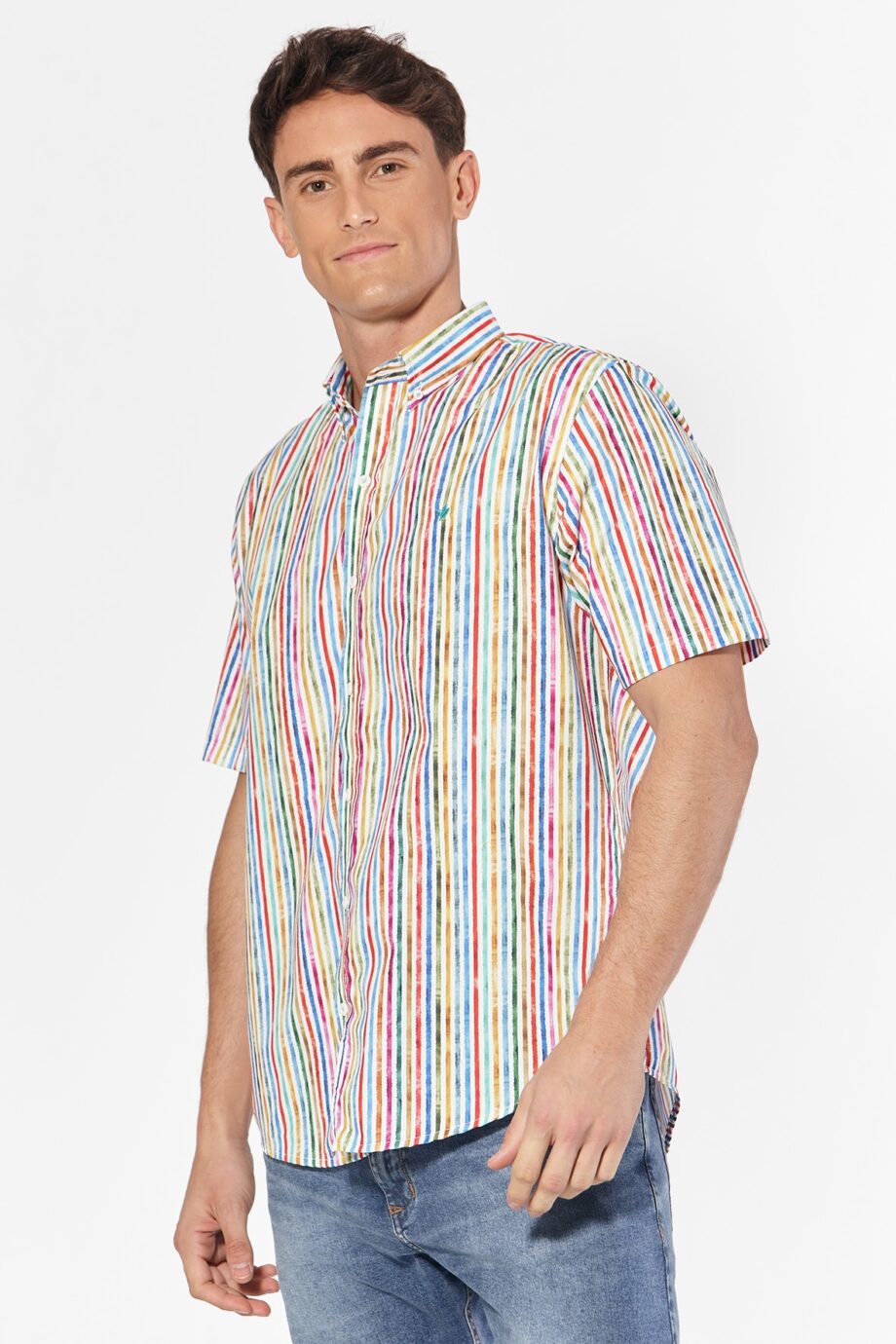 Camisa relaxed fit estampada