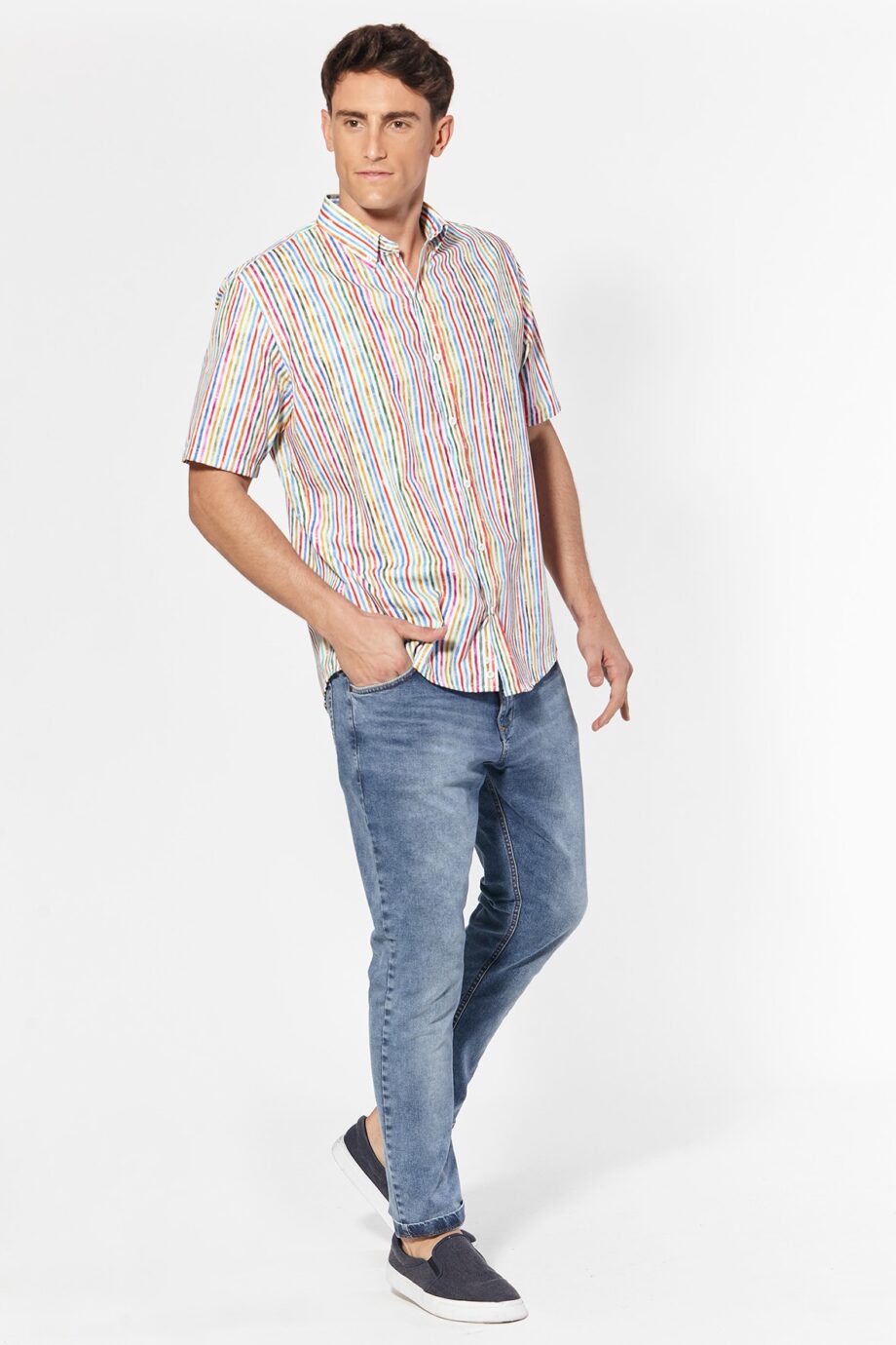 Camisa relaxed fit estampada