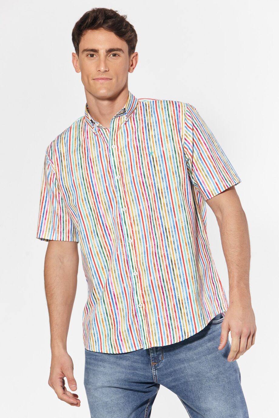 Camisa relaxed fit estampada