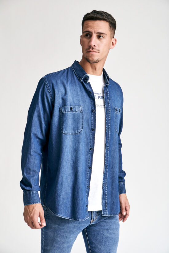 Camisa mangas largas relaxed fit