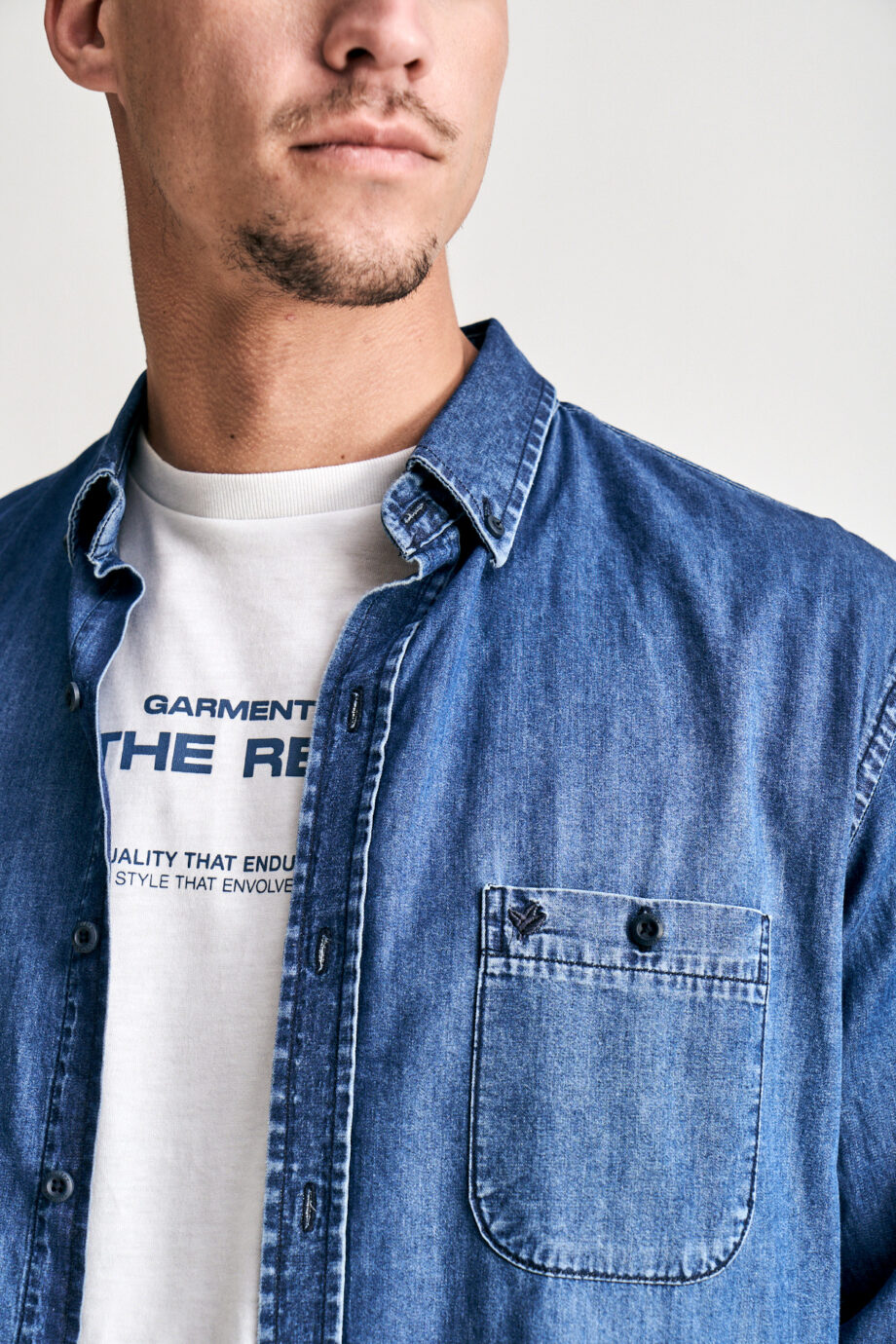 Camisa mangas largas relaxed fit