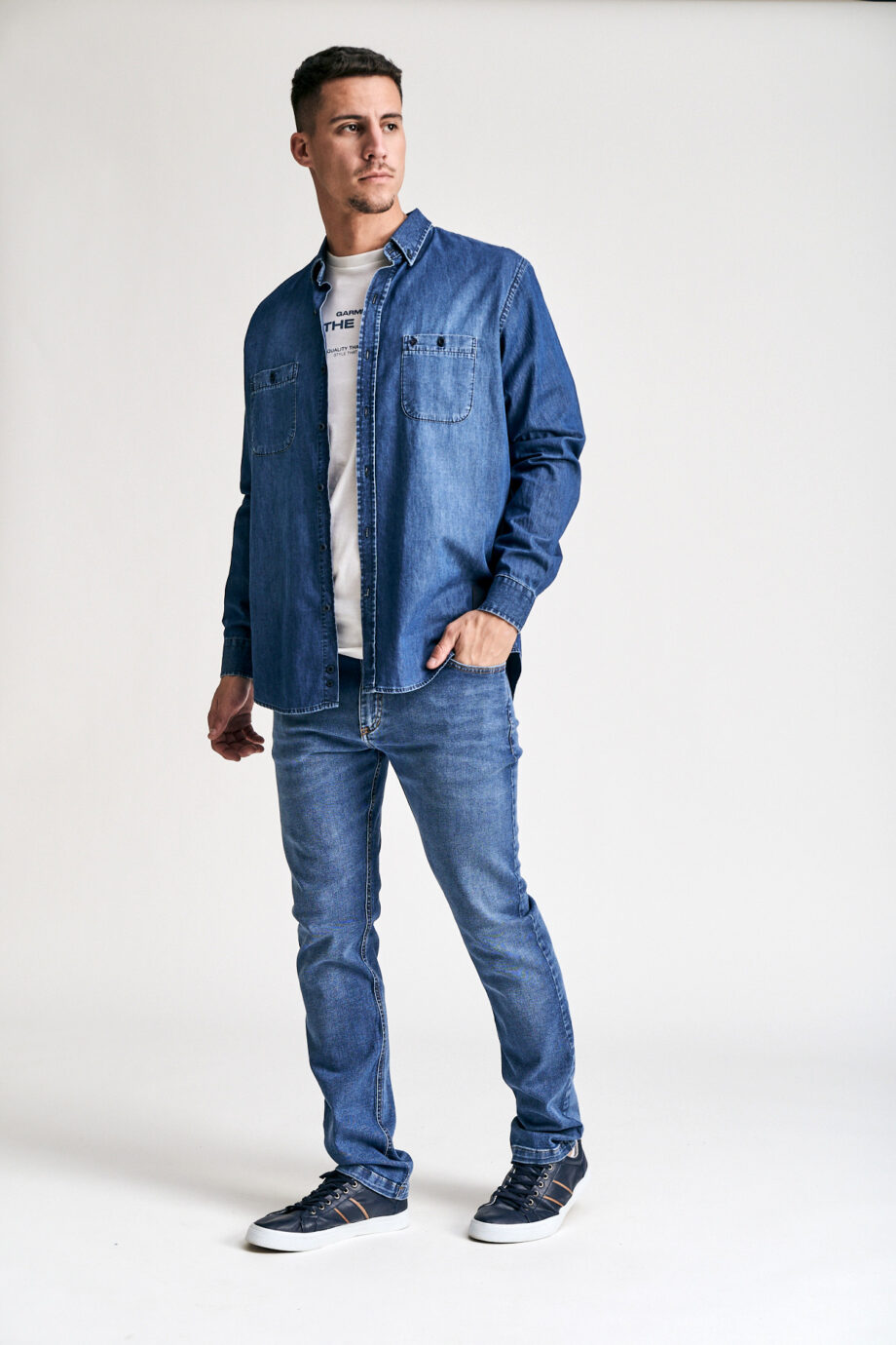Camisa mangas largas relaxed fit