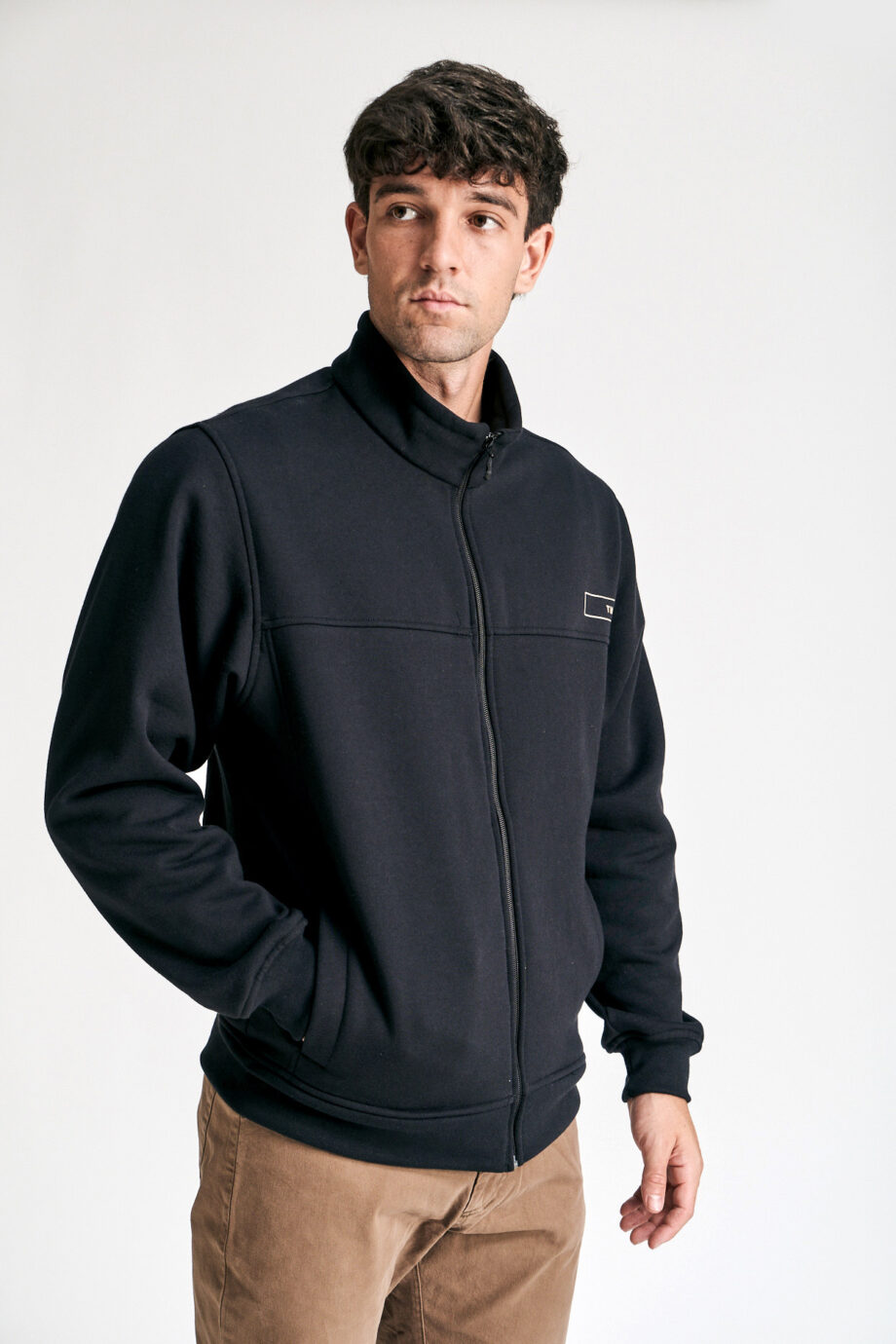 Campera de frisa doble estampa