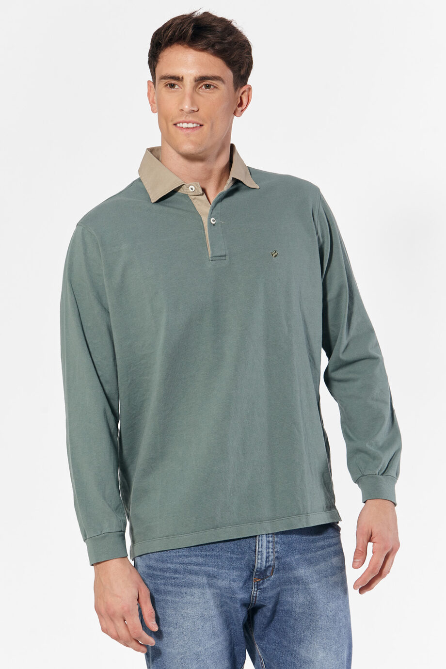 Buzo de rugby liso de jersey