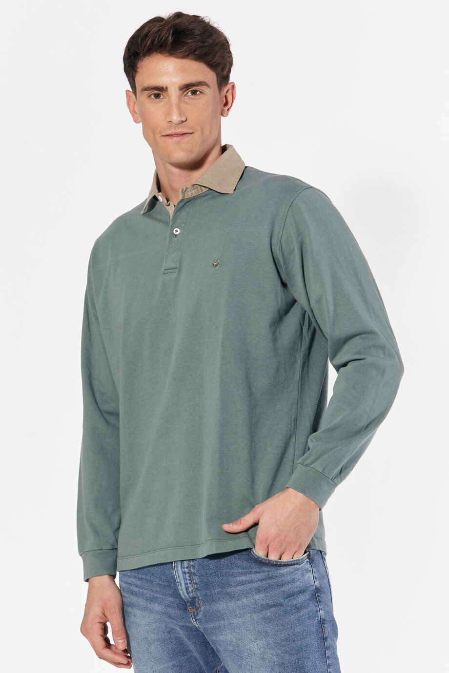 Buzo de rugby liso de jersey