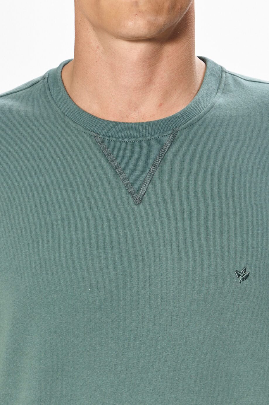 Buzo cuello redondo frisa