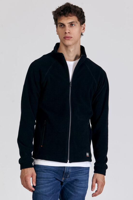 Campera mangas ranglan de micropolar