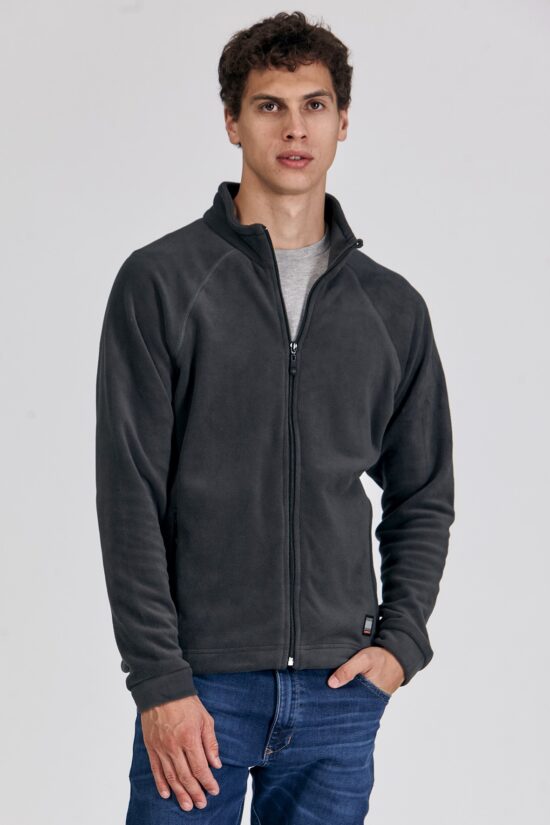 Campera mangas ranglan de micropolar