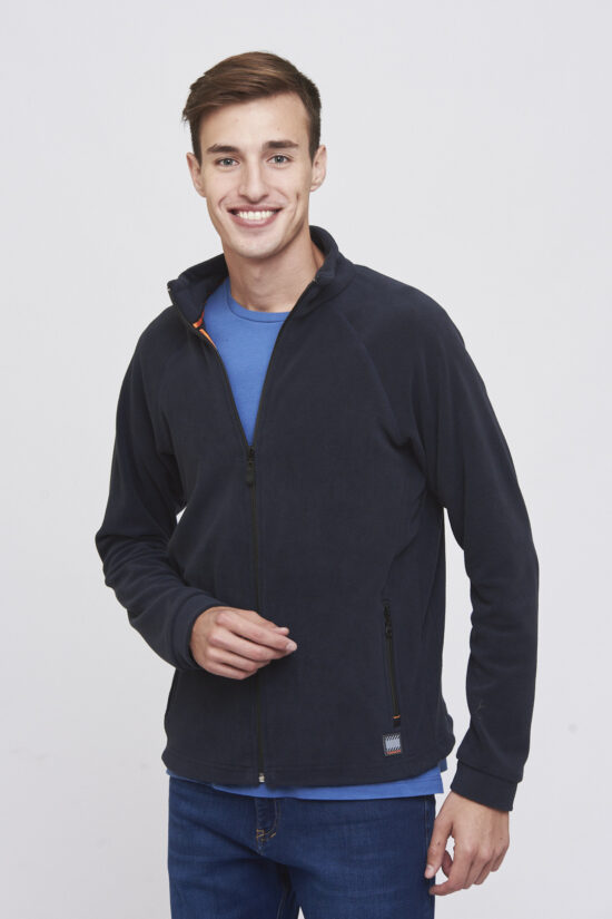 Campera mangas ranglan de micropolar