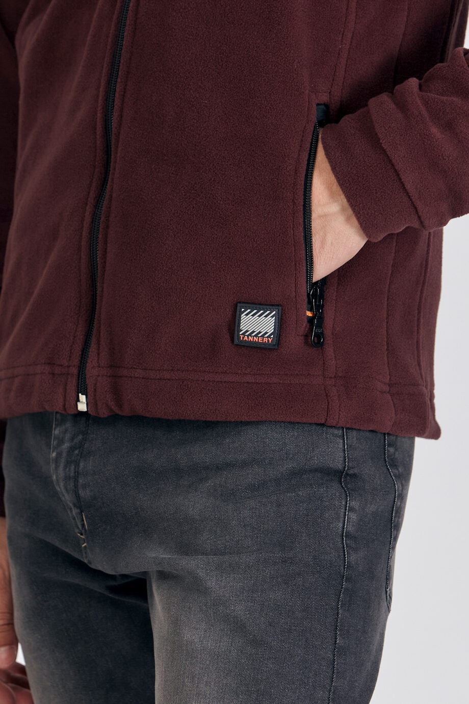 Campera mangas ranglan de micropolar