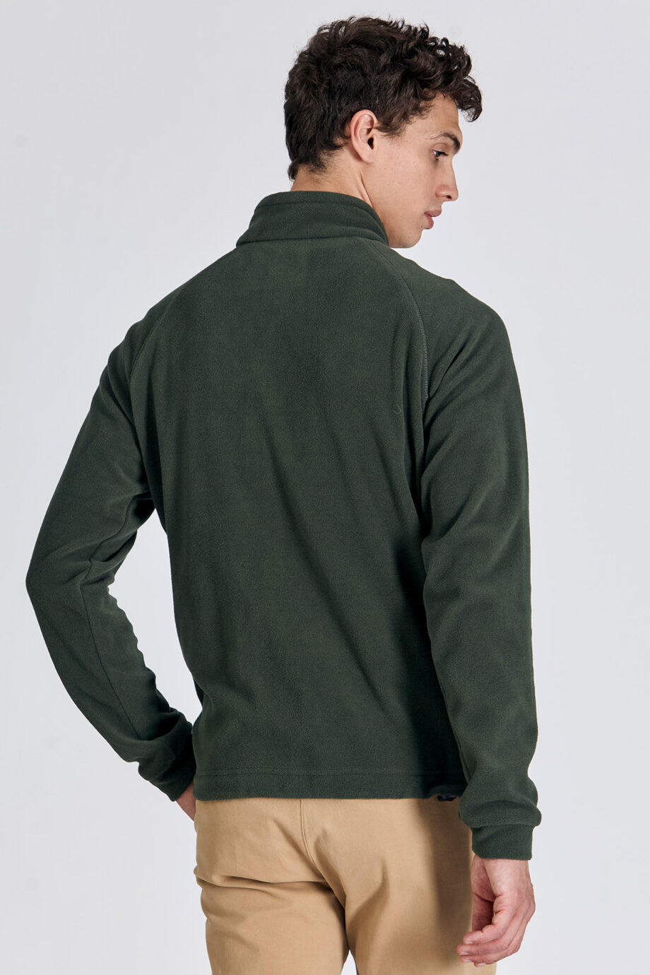 Campera mangas ranglan de micropolar
