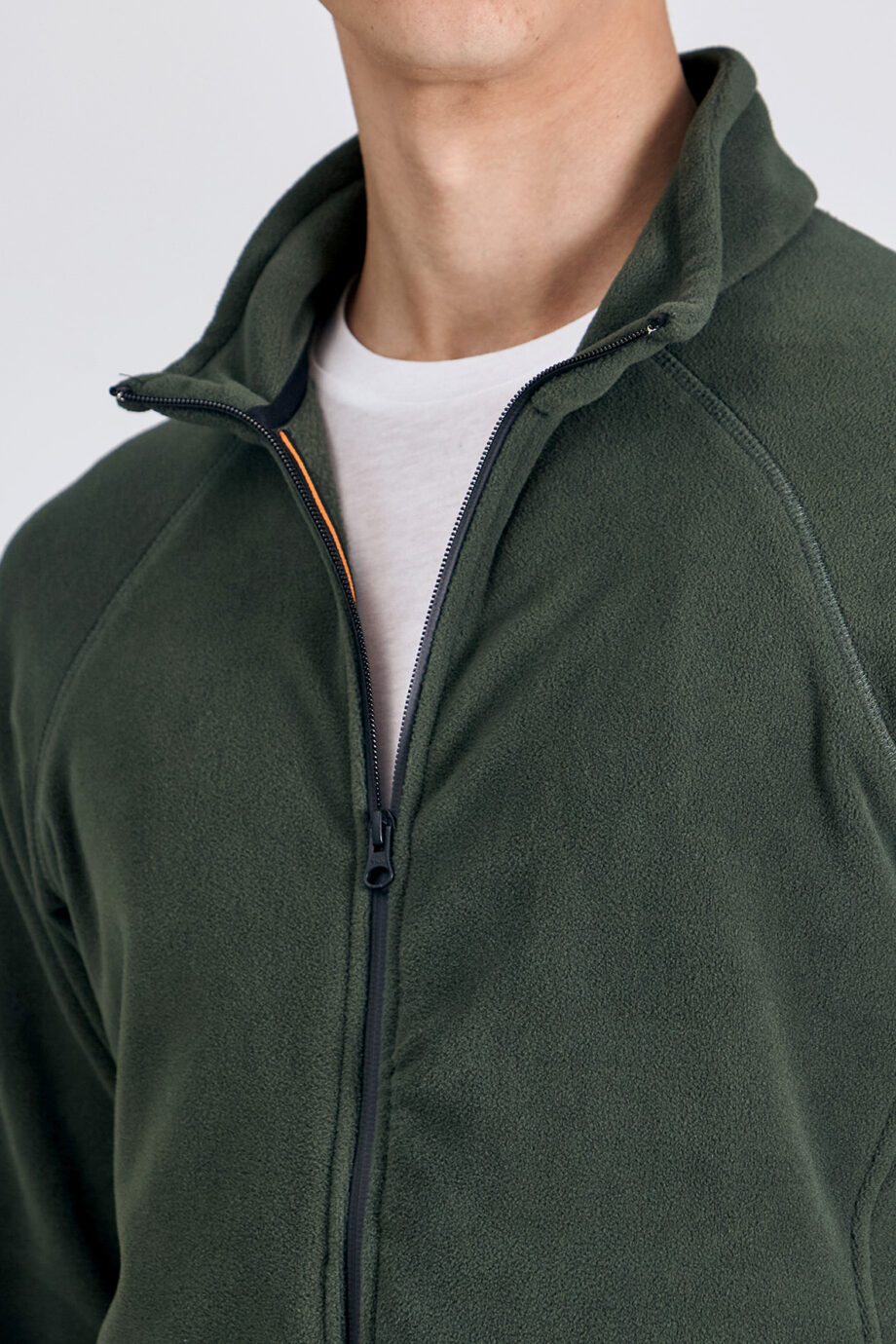 Campera mangas ranglan de micropolar