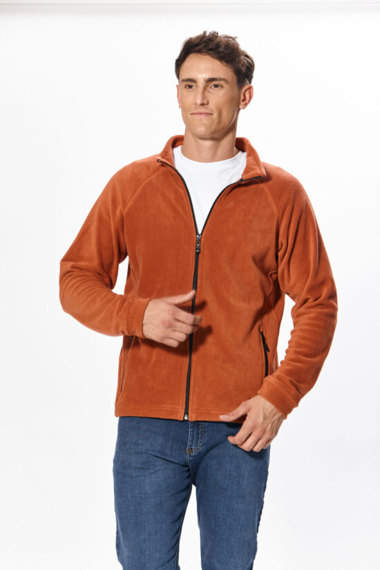 Campera de polar mangas ranglan
