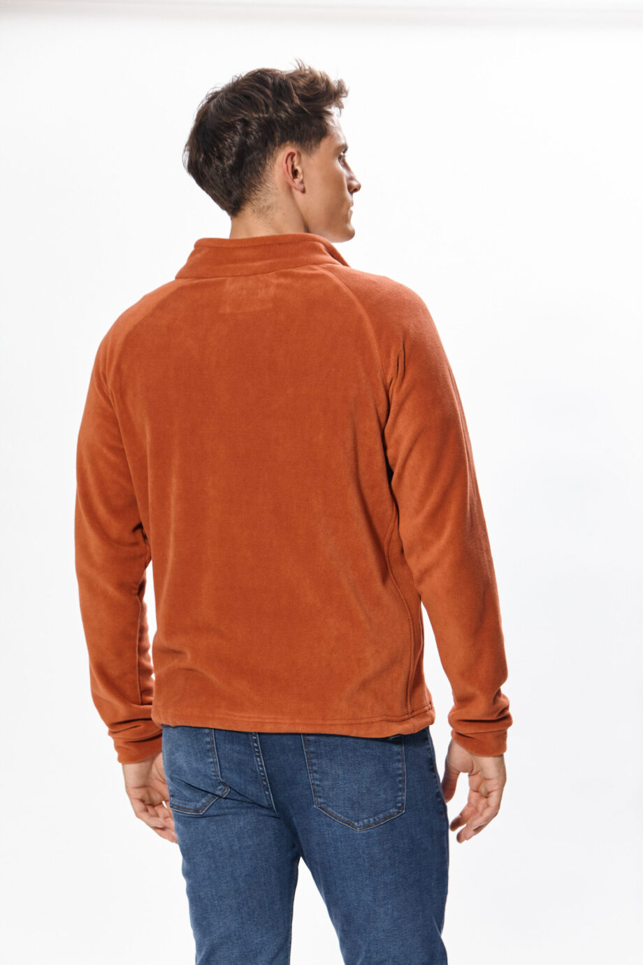 Campera de polar mangas ranglan