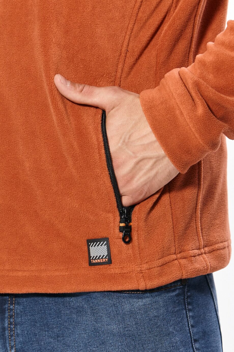 Campera de polar mangas ranglan