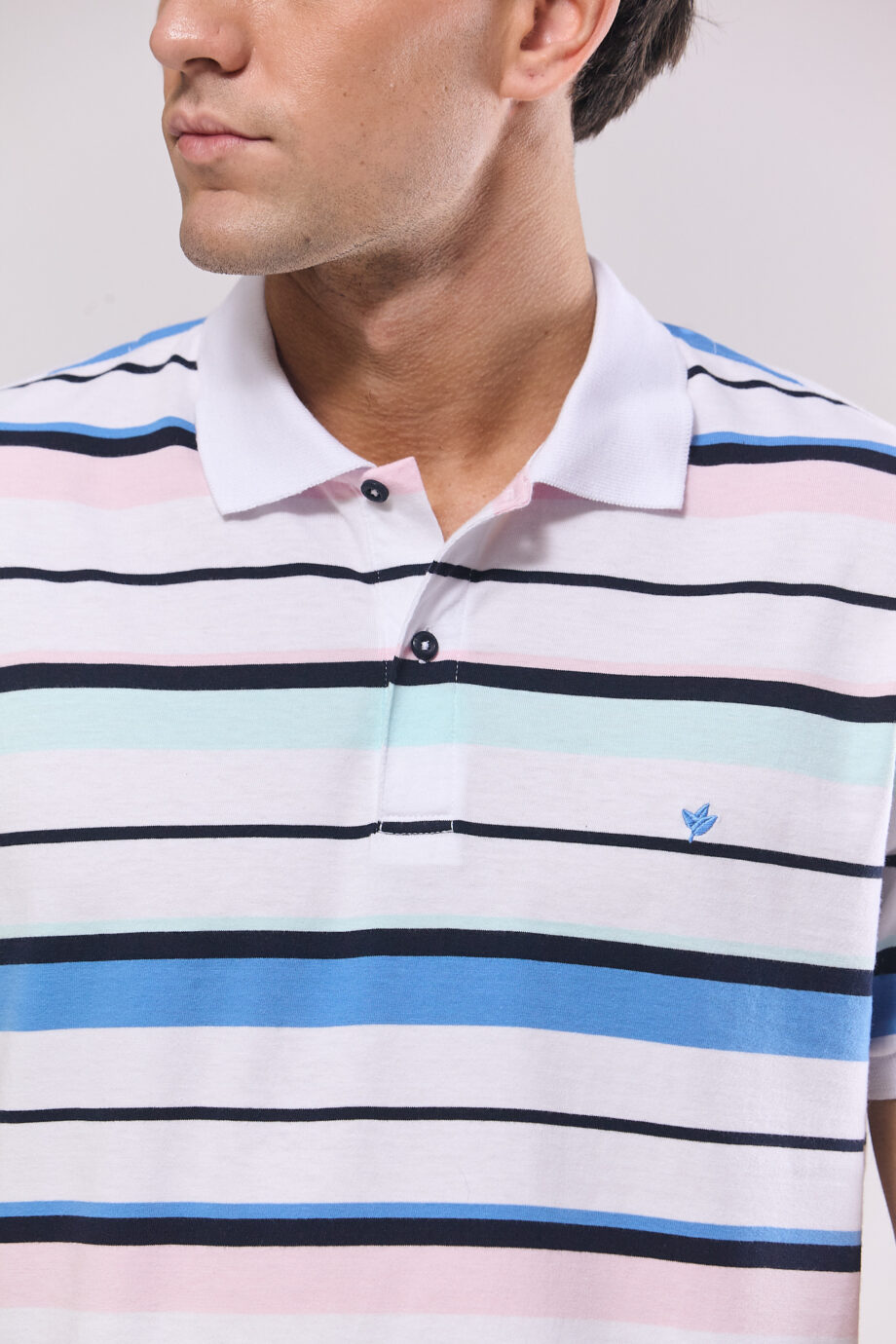 Polo rayada de jersey