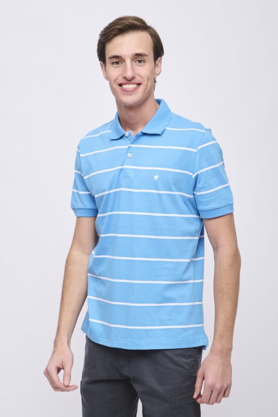 Polo rayada de jersey
