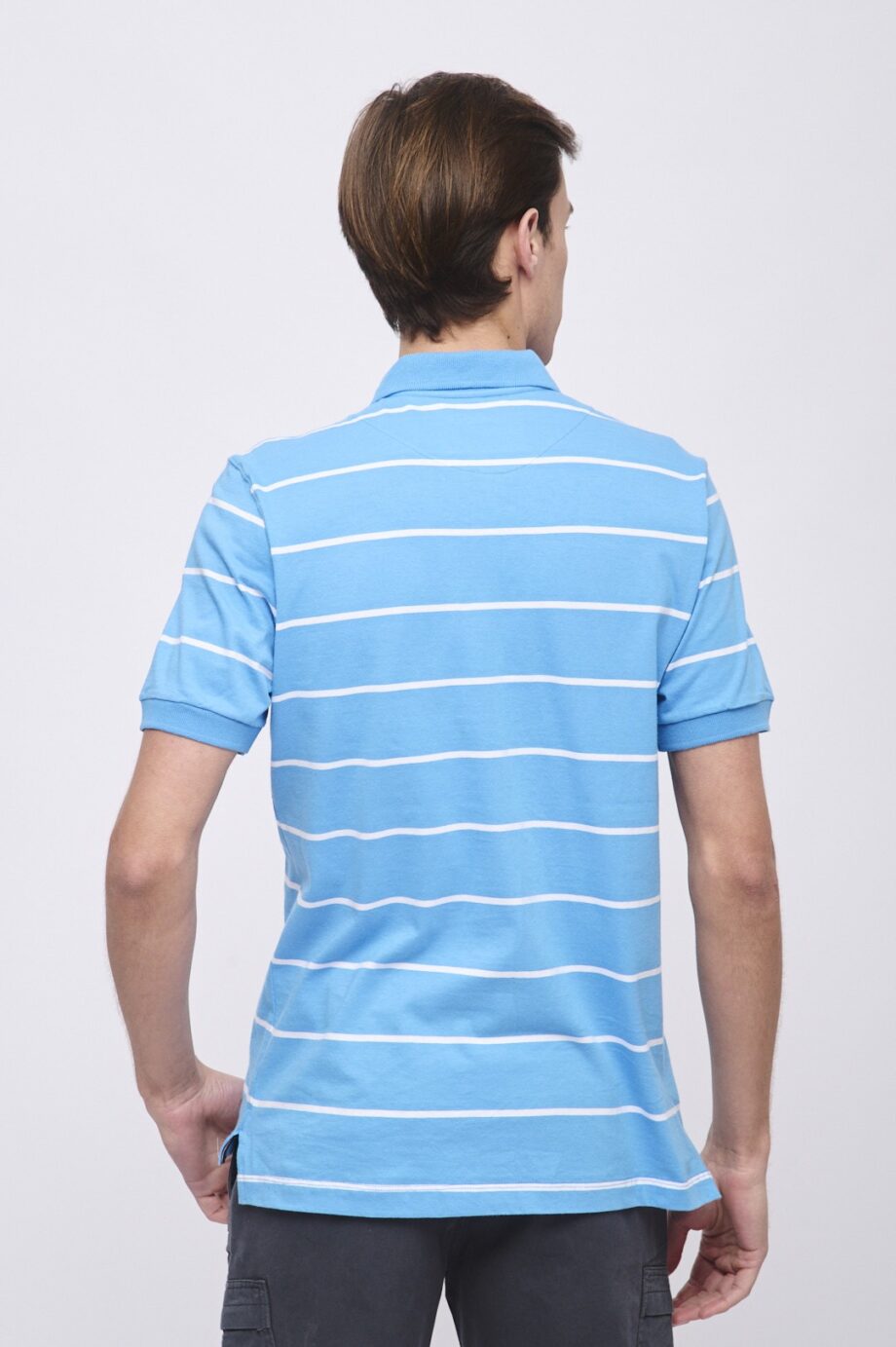 Polo rayada de jersey