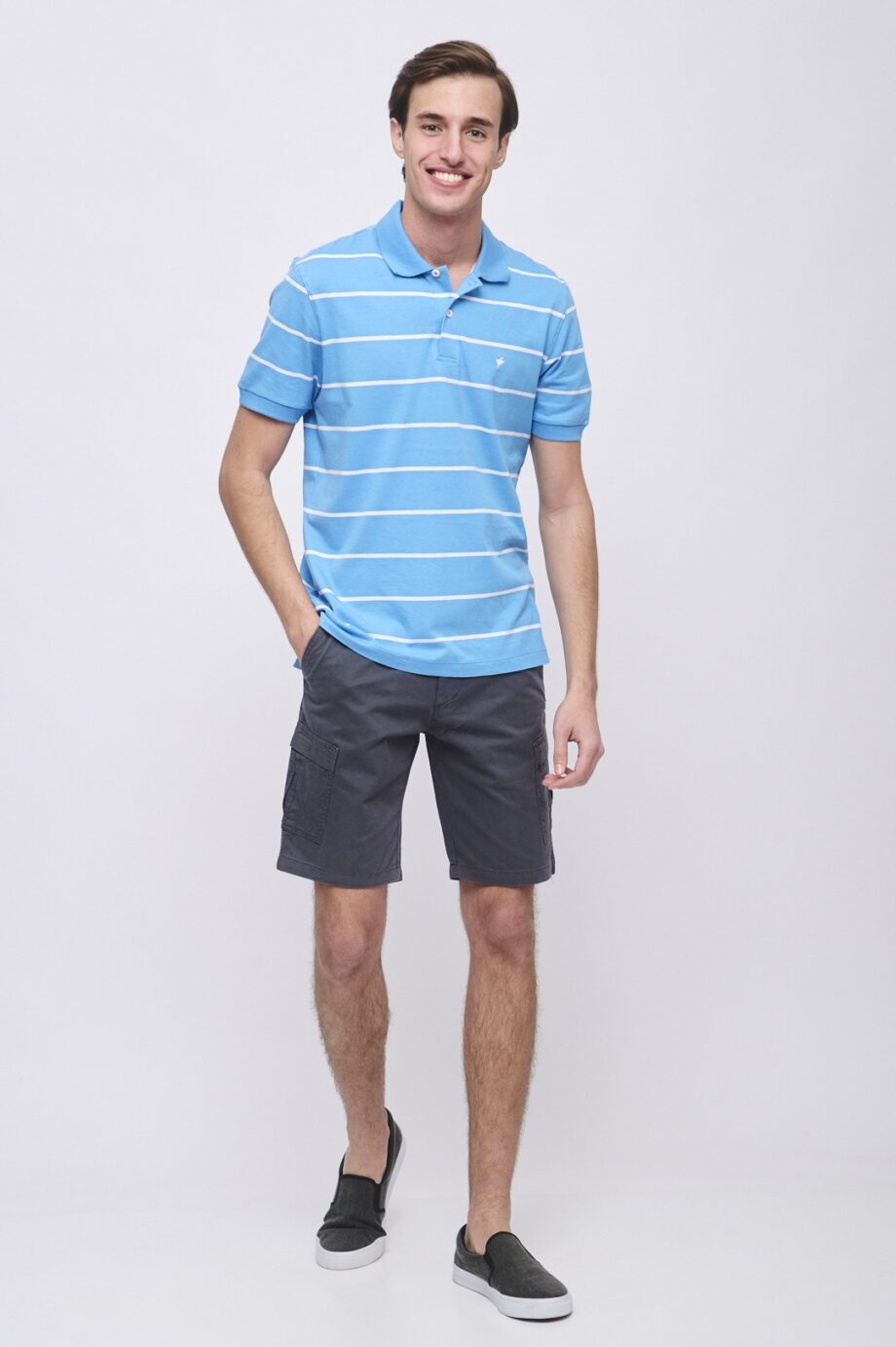 Polo rayada de jersey