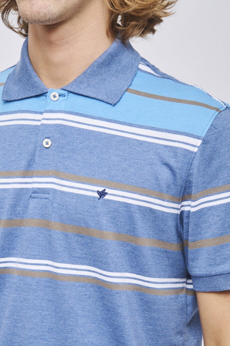 Polo rayada de jersey