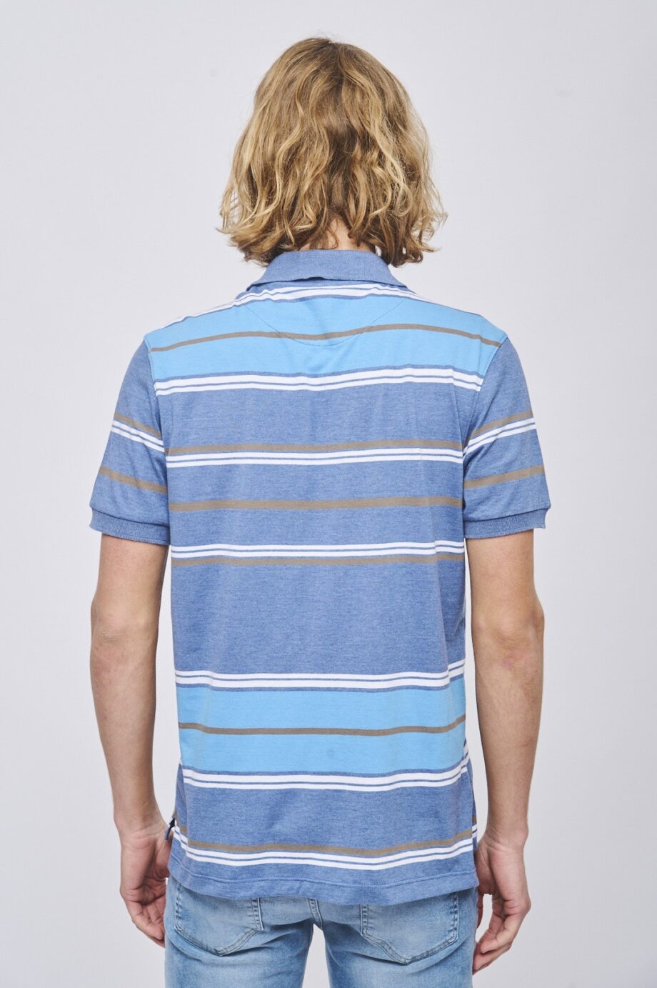 Polo rayada de jersey