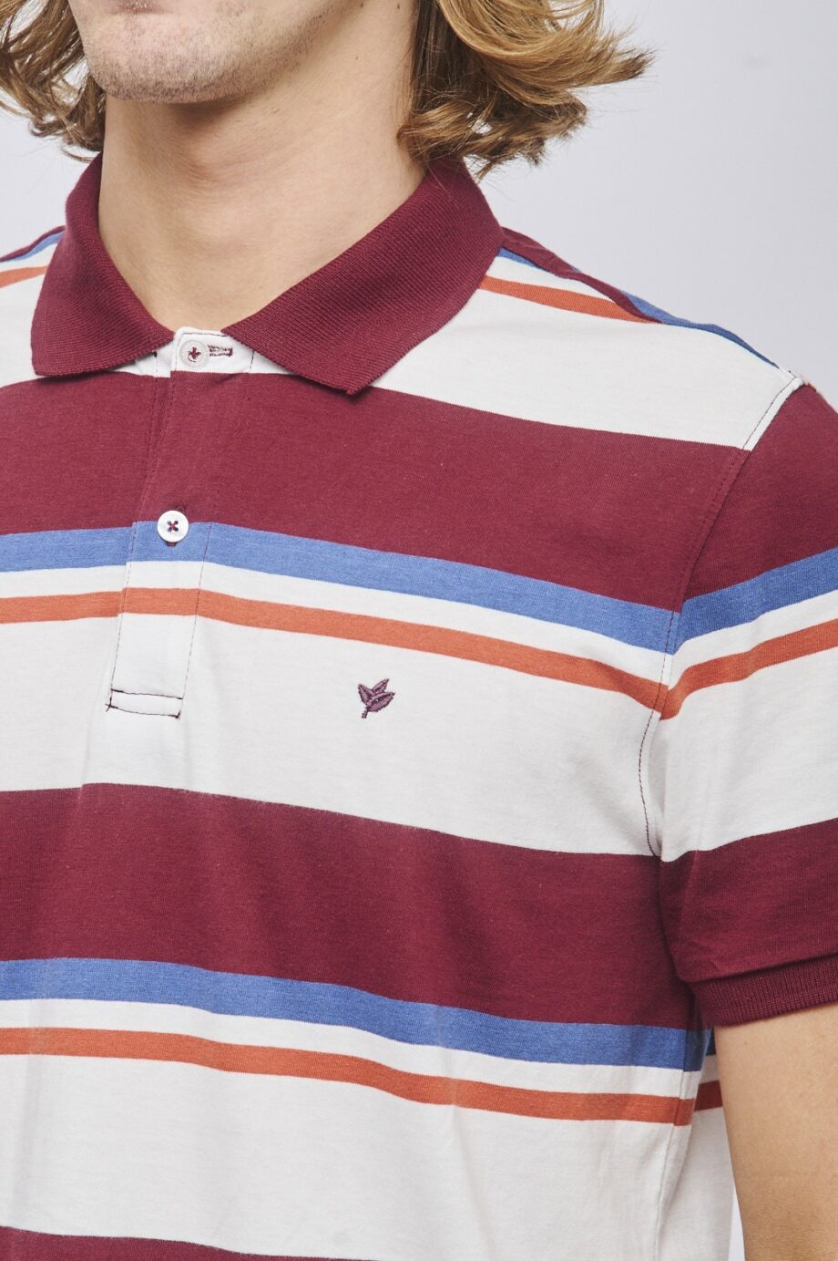 Polo rayada de jersey