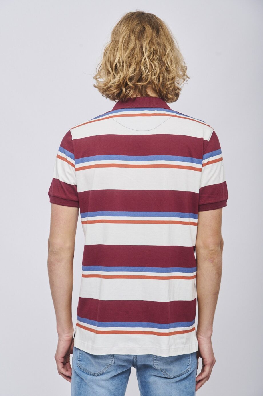 Polo rayada de jersey
