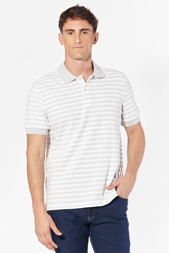 Polo rayada de jersey