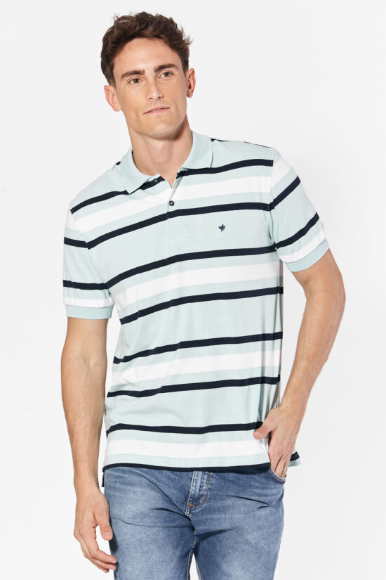 Polo rayada de jersey