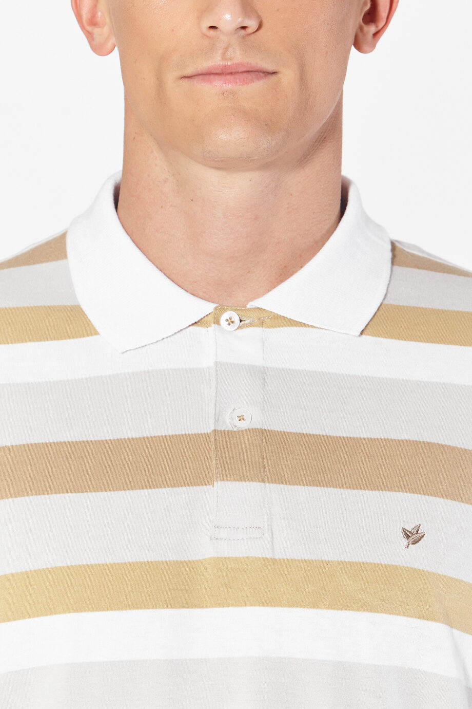 Polo rayada de jersey