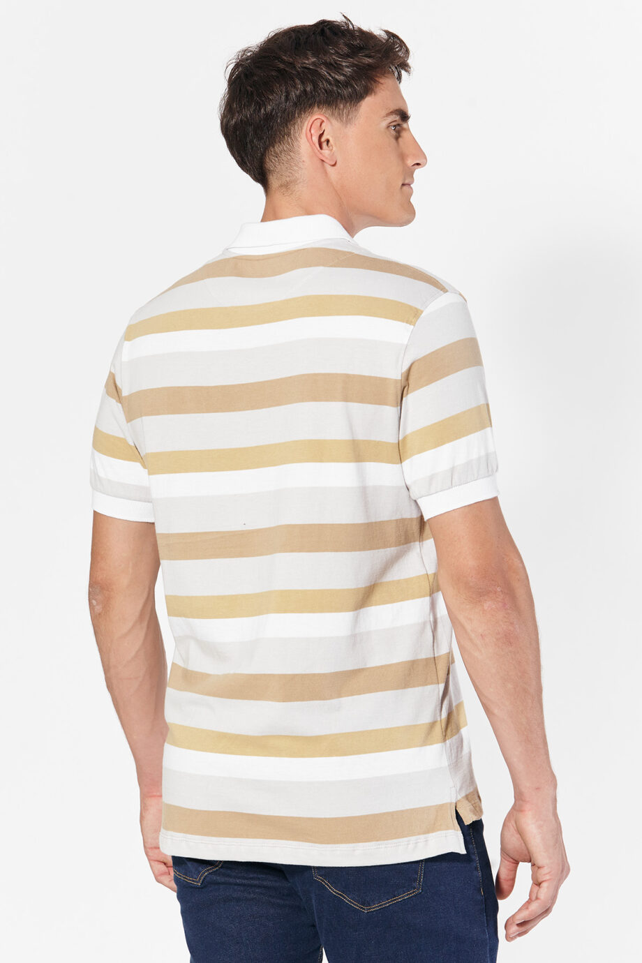 Polo rayada de jersey