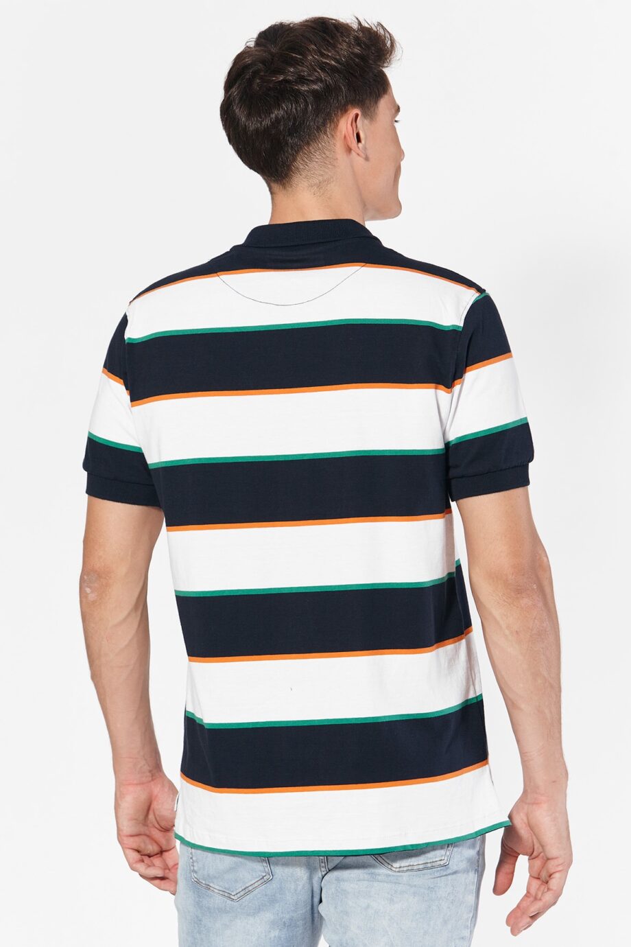 Polo rayada de jersey