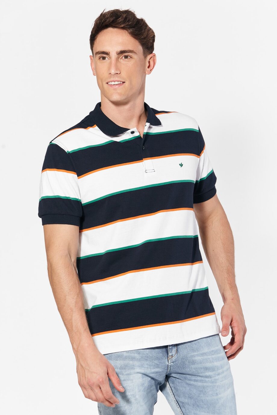 Polo rayada de jersey