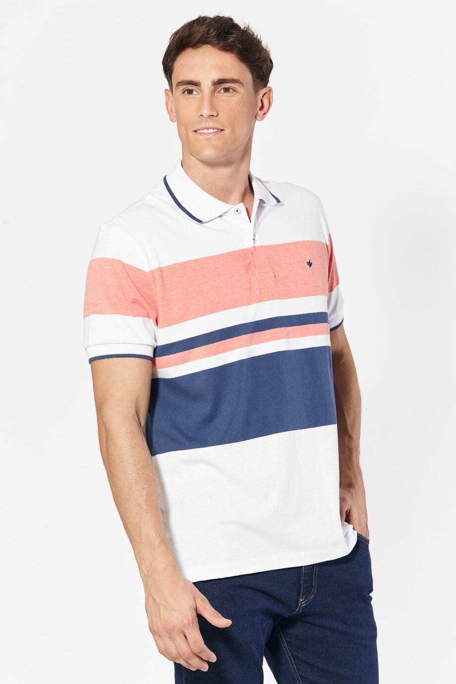 Polo rayada de jersey